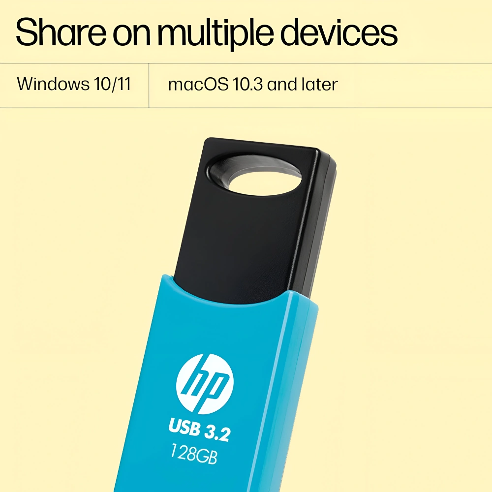 HP Pendrive 712w 128GB USB 3.2 (Blue) view 3